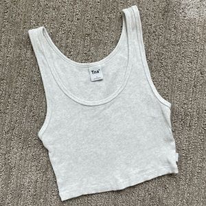 TNA cropped rib tank